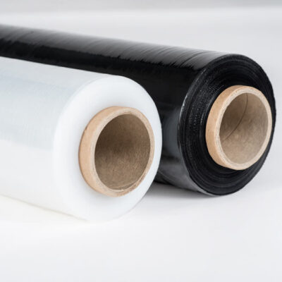 PAKAVIMO PLĖVELĖ 450MM X 15MKR X 230M, JUODA